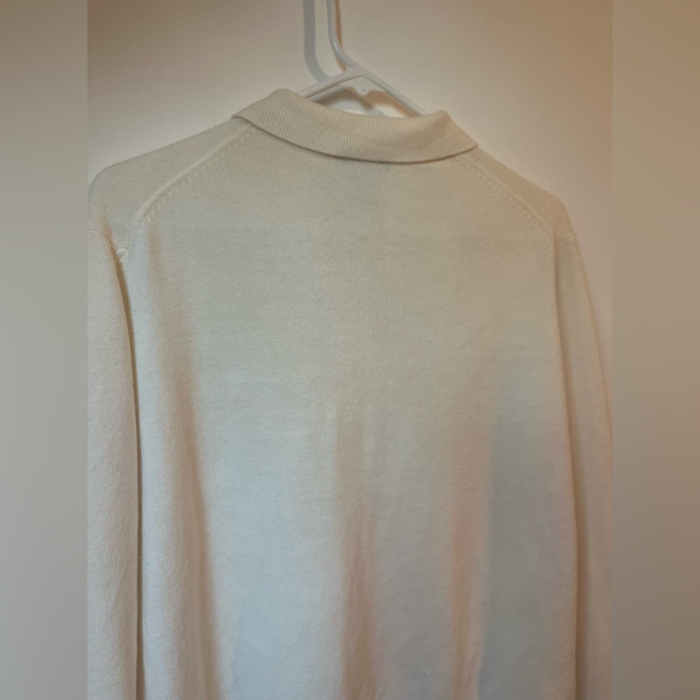 Express Cream Collared Button Down Women's Cardig… - image 8